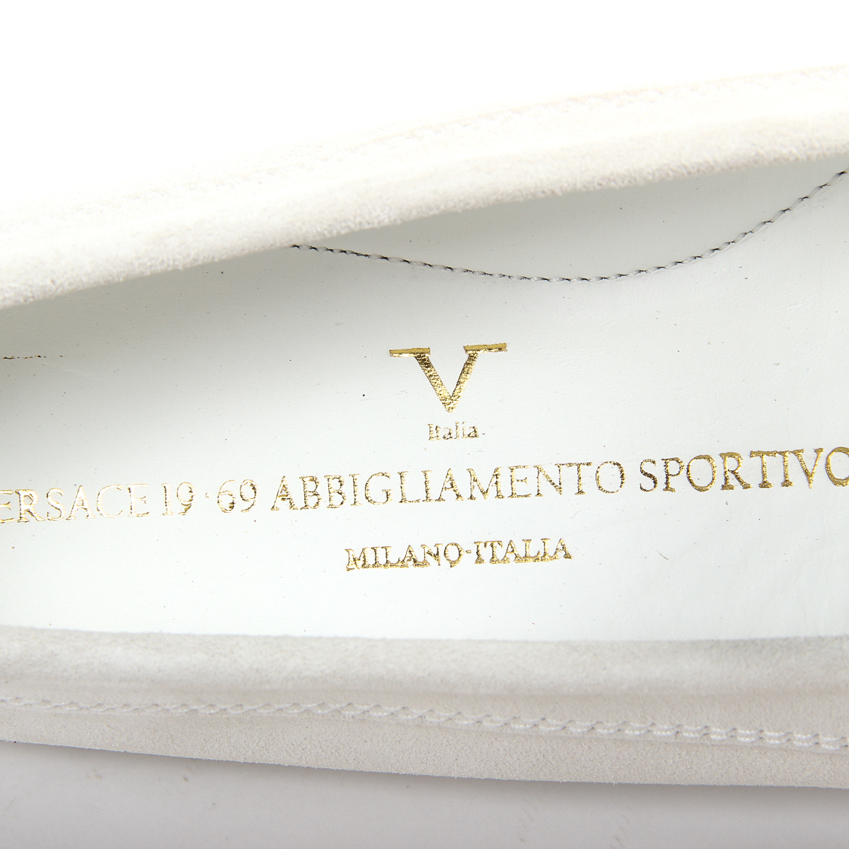 Mocasines V 1969 Italia para mujer, color blanco, AMALFI