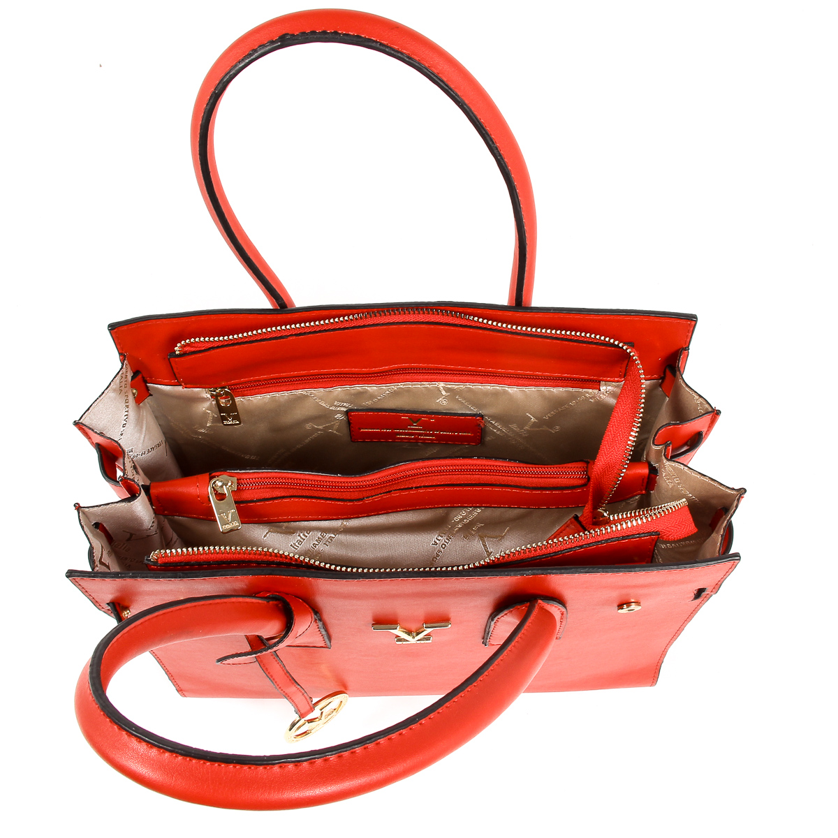 V 1969 Italia Womens Handbag Red CLELIA