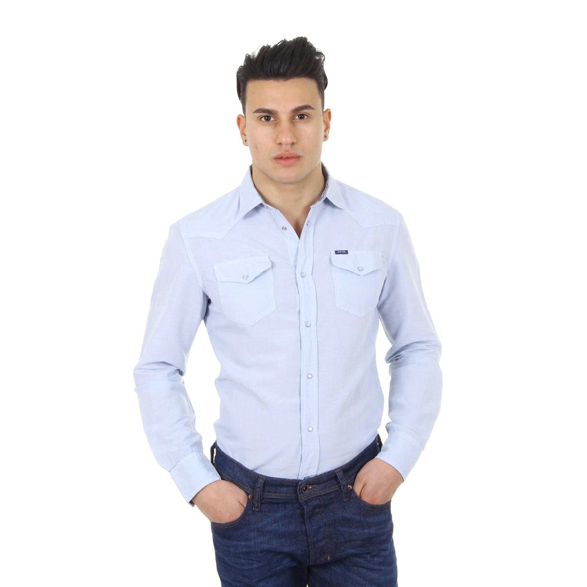 Camisa Diesel de manga larga para hombre S-SULFA 00SGDV 0LAEB 88P
