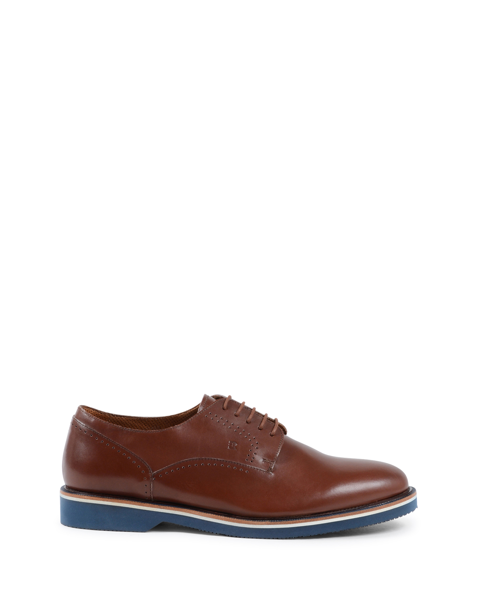 Fratelli Rossetti Mens Lace Up Shoe Brown 45853 GALVESTON MANDORLA
