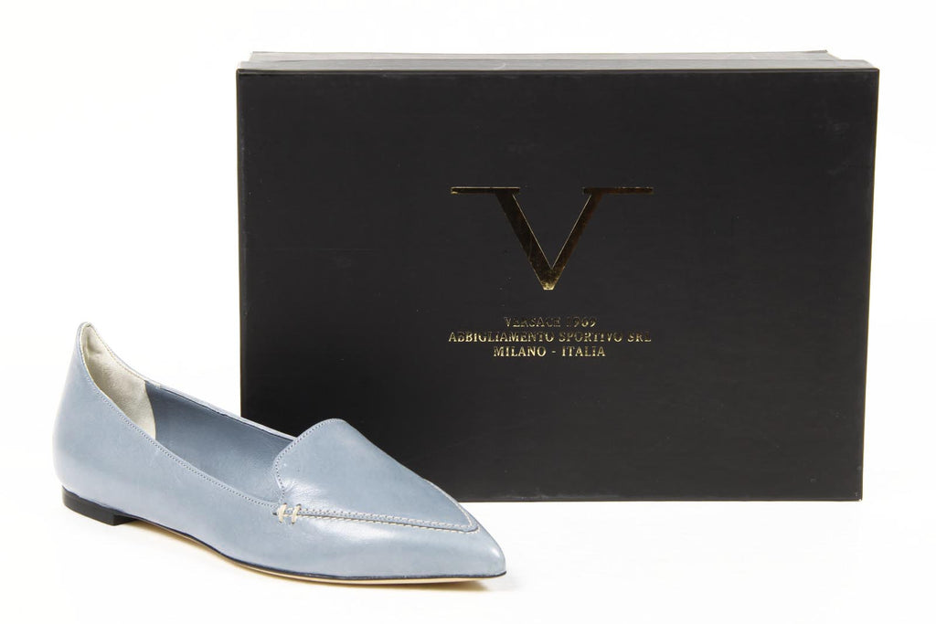 V 1969 Italia Bailarina sin cordones para mujer 285718-1 Nappa Acquarius