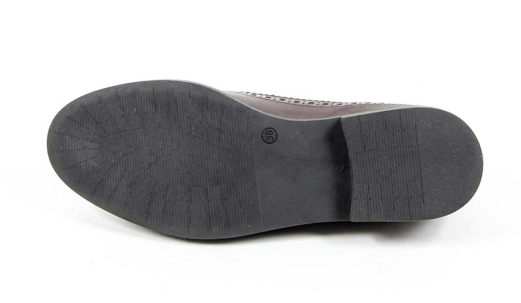V 1969 Italia - Zapato brogue para mujer B1670 VITELLO CEDAR