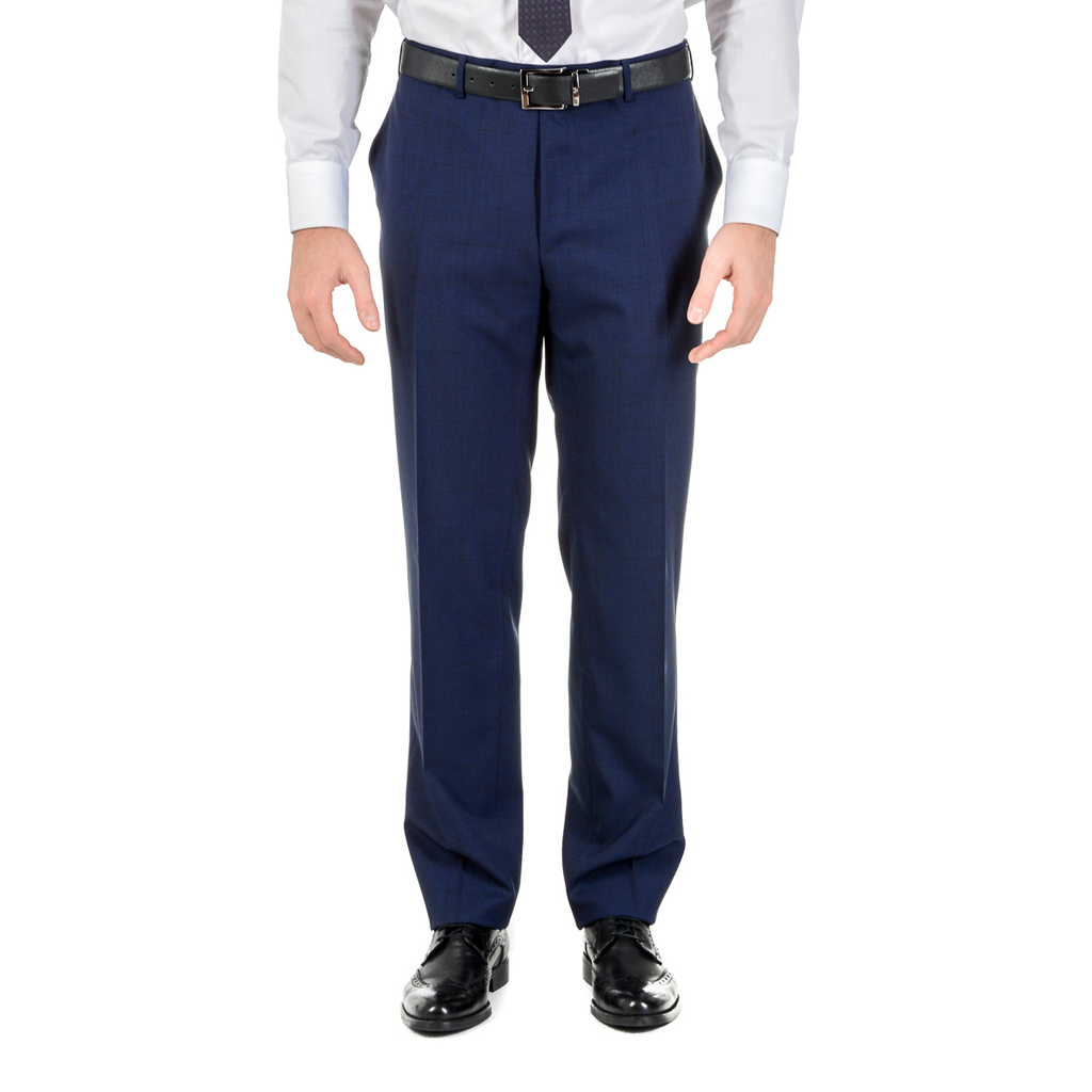 Canali Mens Suit Long Sleeves Blue