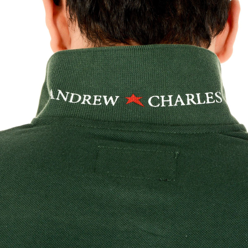 Polo para hombre Andrew Charles By Andy Hilfiger PT160 32001 ALABAMA GREEN