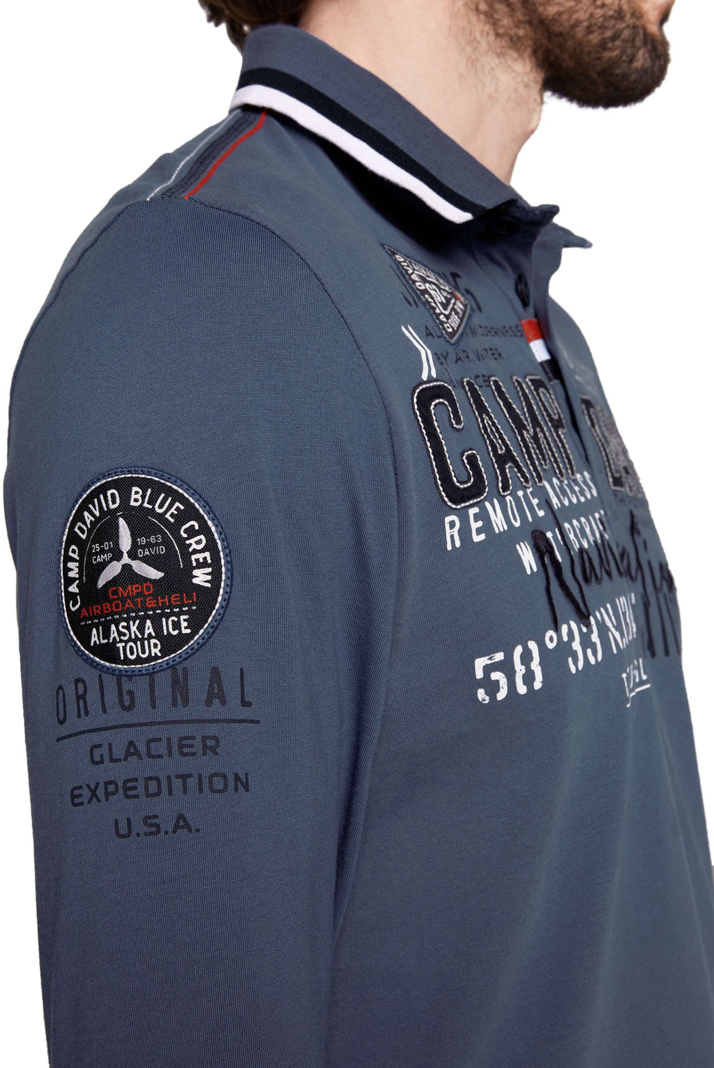 Polo para hombre de Camp David