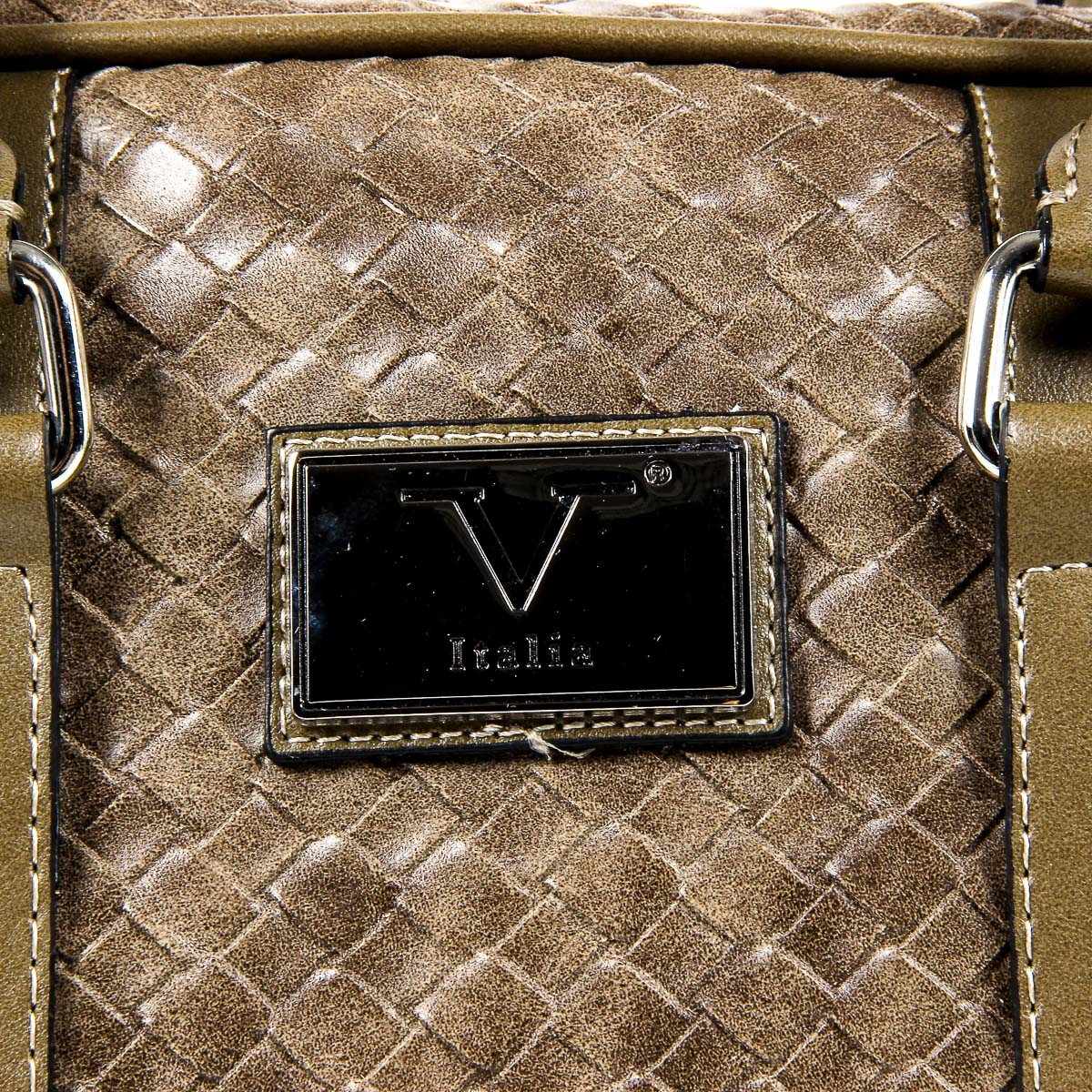 Bolso de mano para hombre V 1969 Italia marrón EVAN