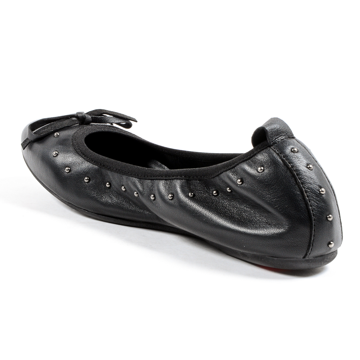 Andrew Charles Womens Soft Ballerina Black ALICIA