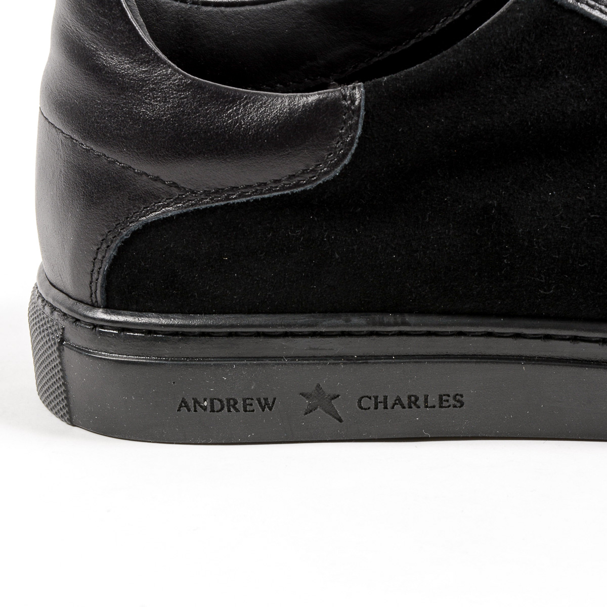 Andrew Charles Mens Sneaker Black TOM