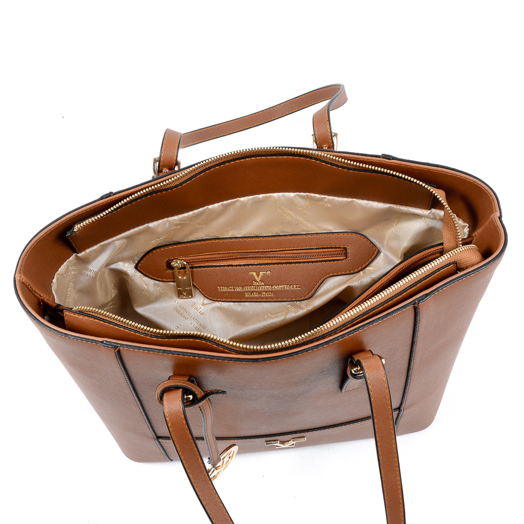 V 1969 Italia Womens Handbag Brown GIL