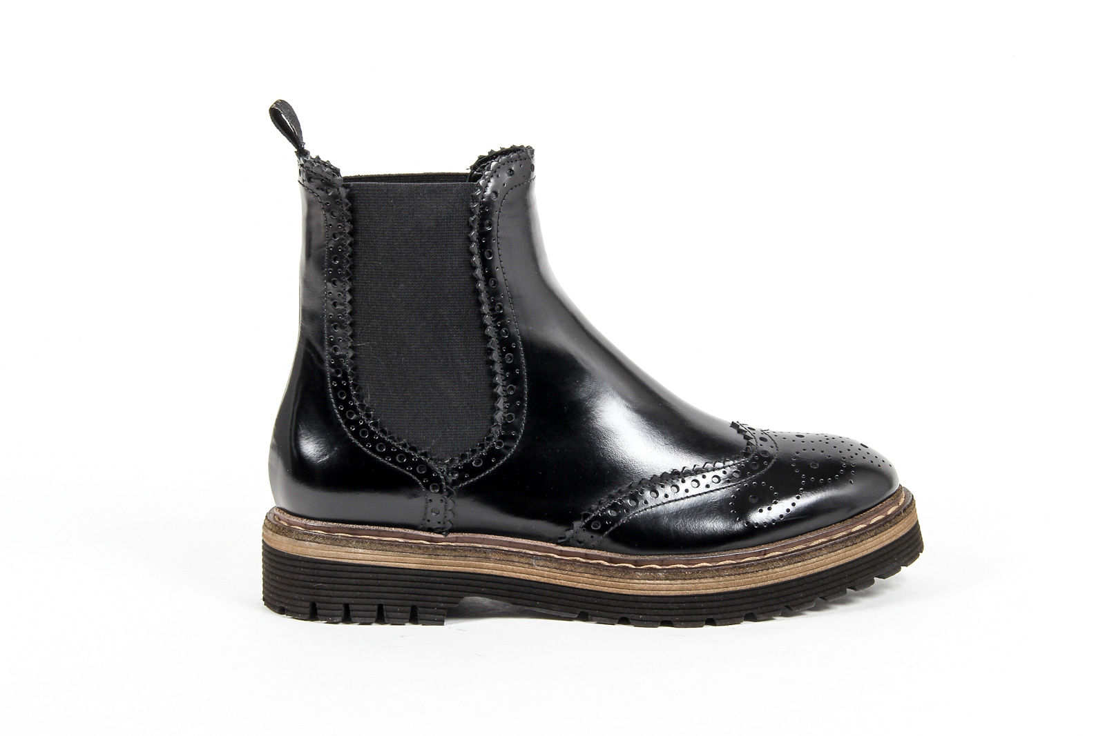 V 1969 Italia Womens Ankle Boot Black FAIRY