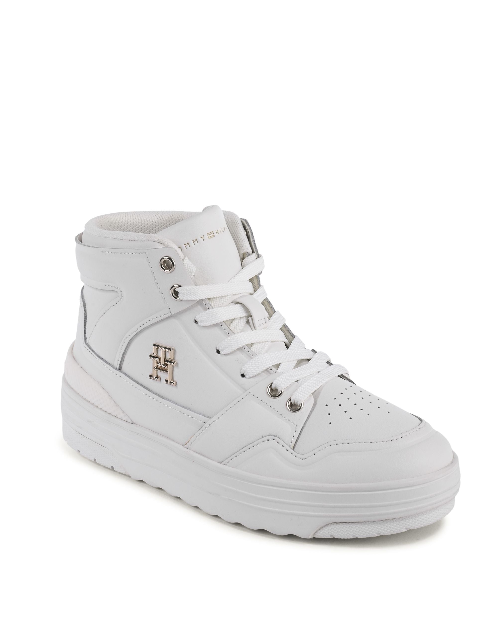 Tommy Hilfiger Womens Sneaker White FW0FW07757YBL