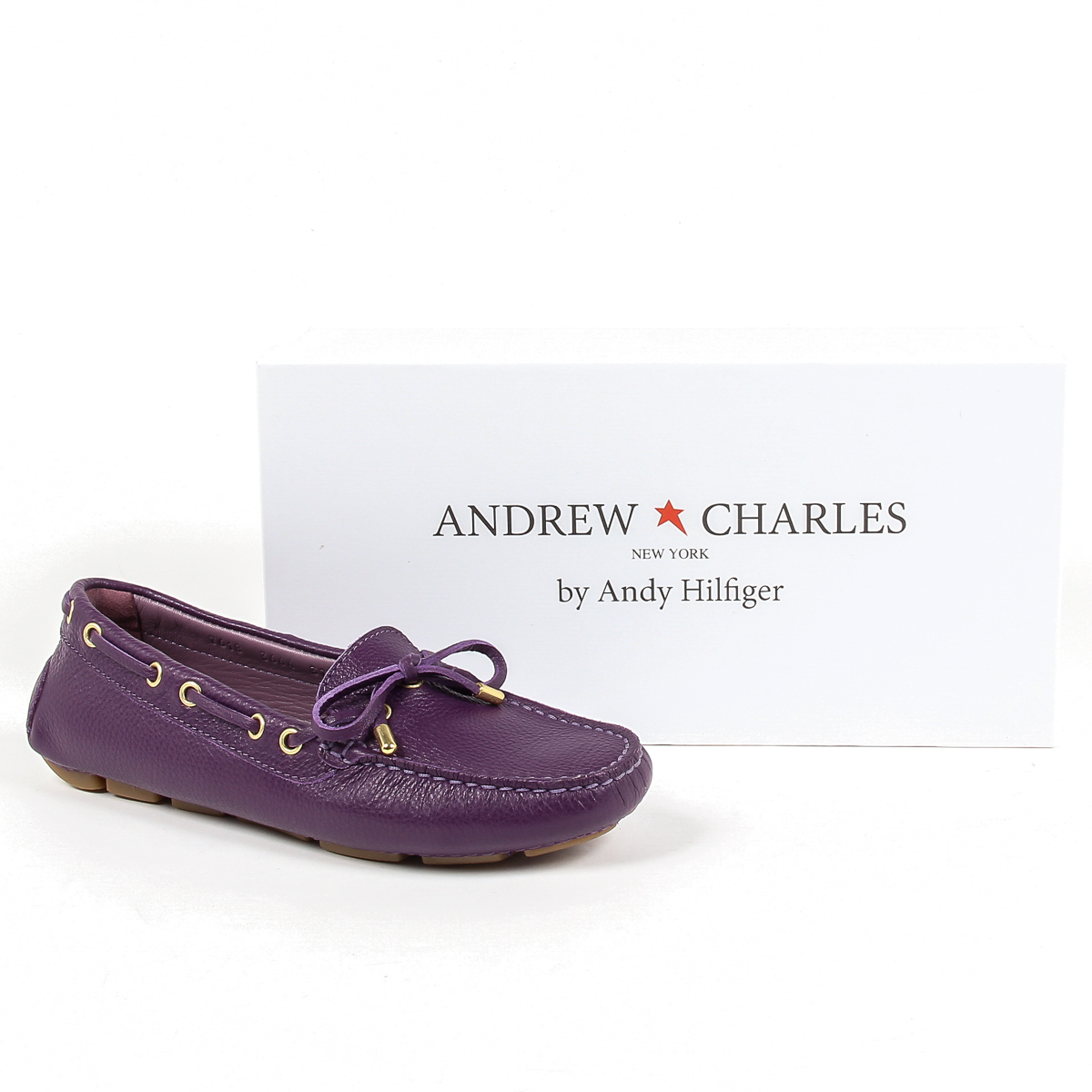Andrew Charles Mocasín para mujer morado SUNDAY