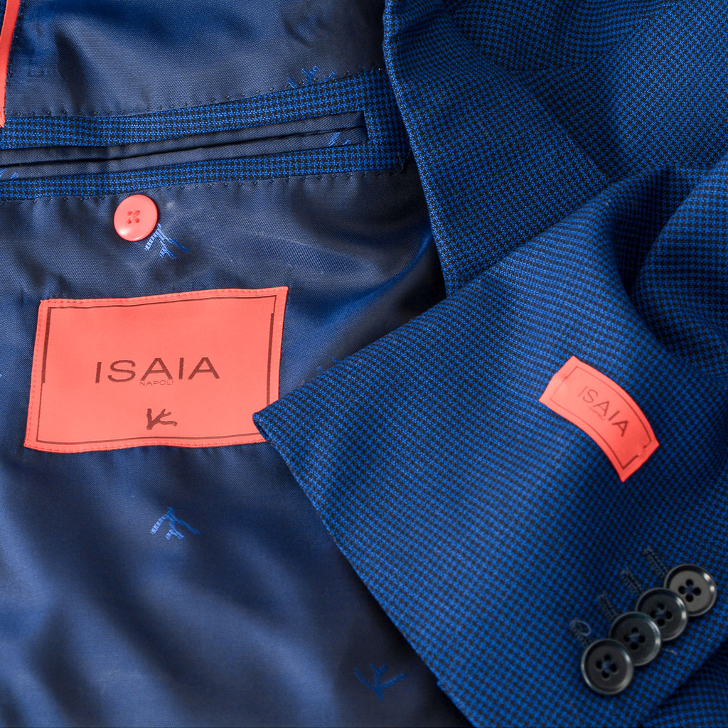 Traje azul para hombre Isaia