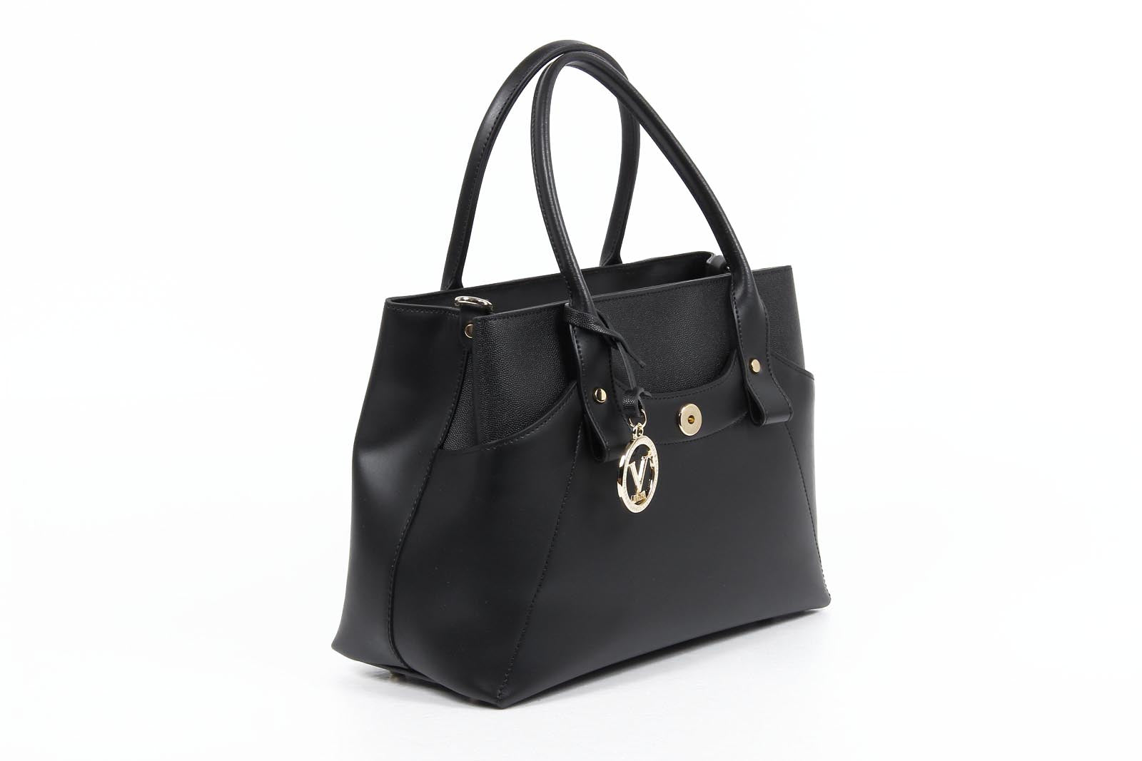 V 1969 Italia Bolso de mujer H491/52 RUGA/BELUGATO NERO