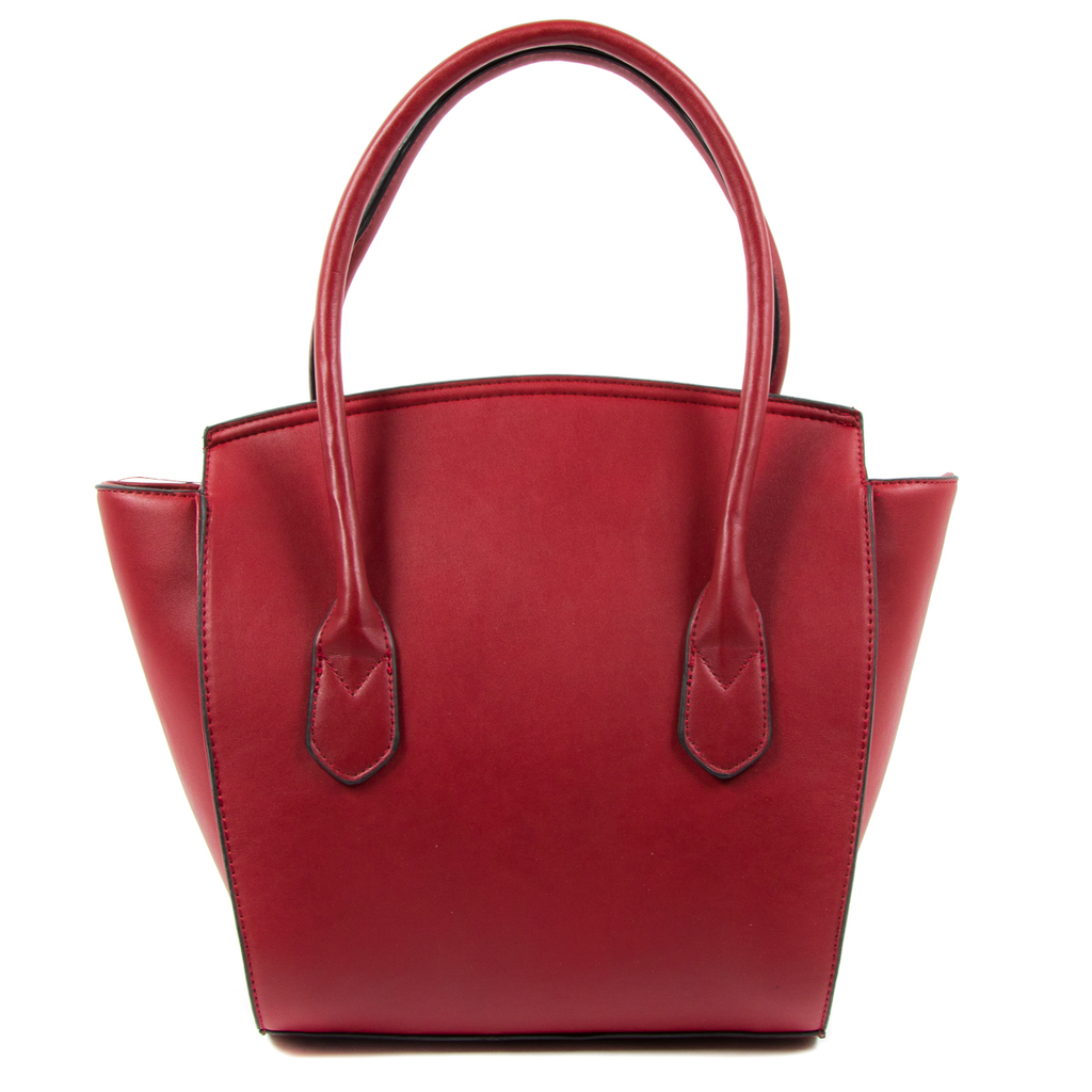 V 1969 Italia Bolso de mano para mujer Burdeos SALLY