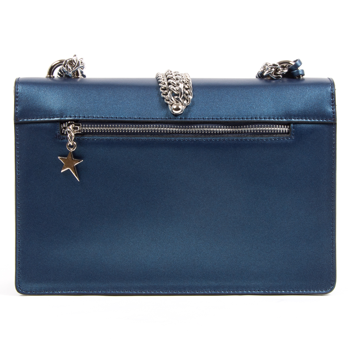 Andrew Charles Womens Handbag Blue RING