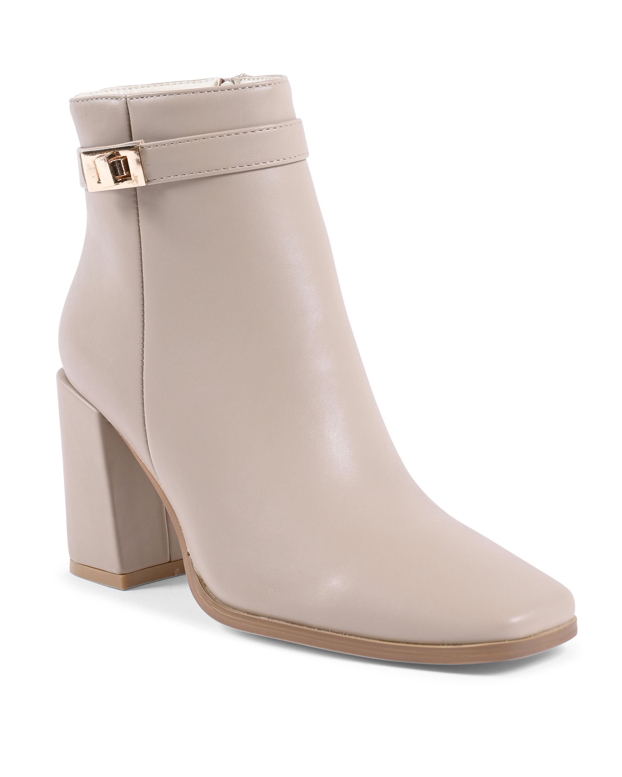 19V69 Italia Botines para mujer Beige X730 BEIGE