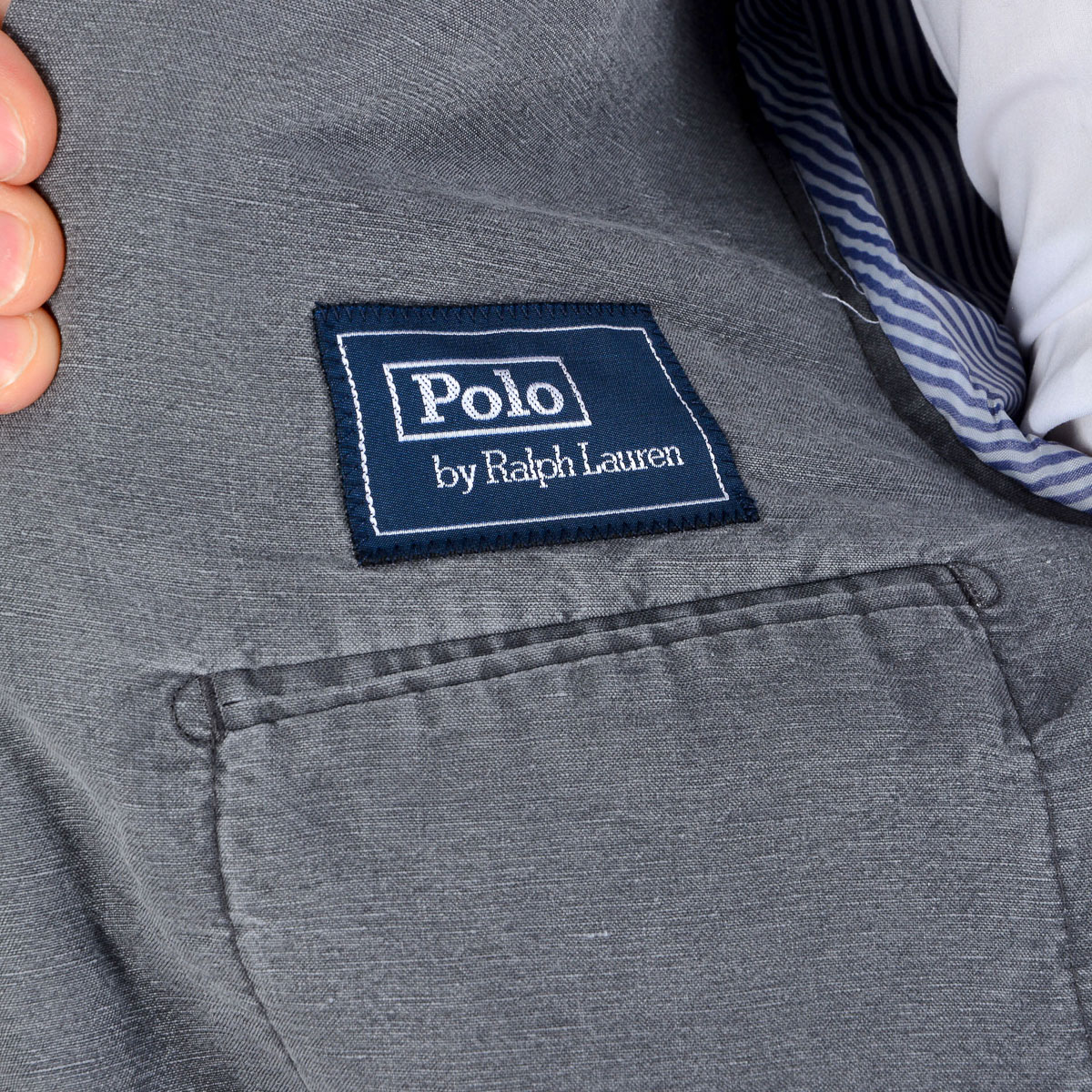 Chaqueta de manga larga para hombre de Polo by Ralph Lauren, gris