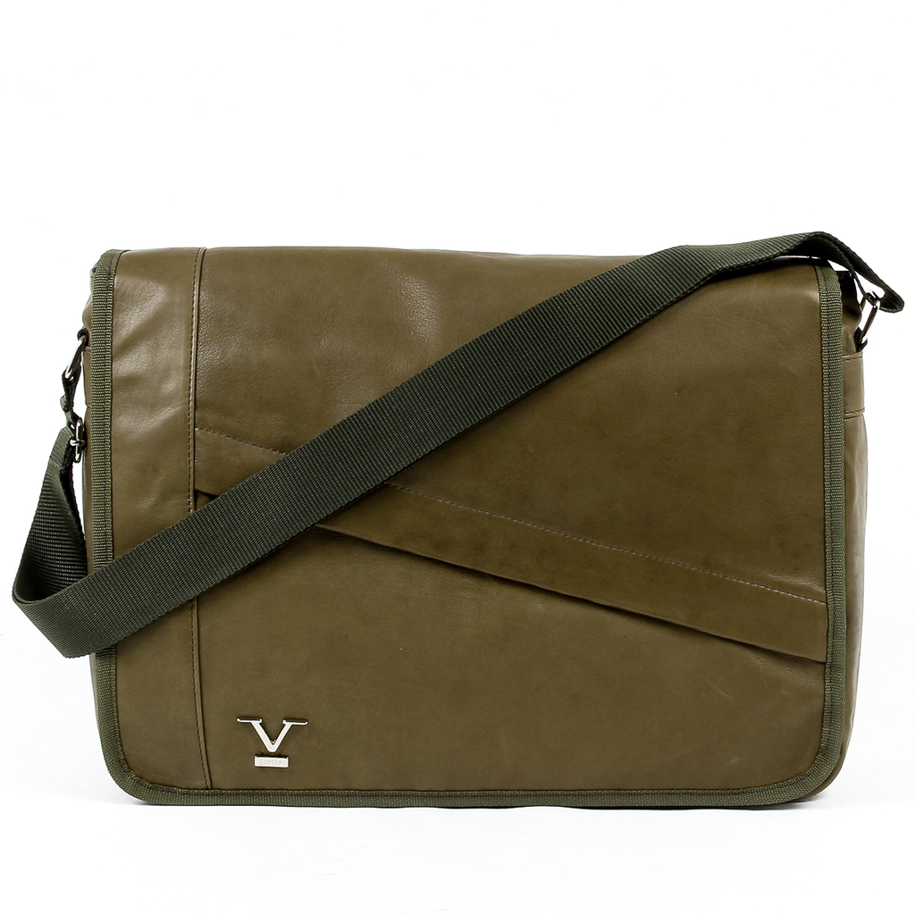 V 1969 Italia Mens Bag Dark Green MOSCA