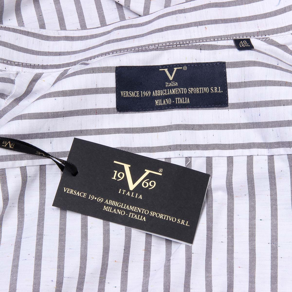 Camisa de cuello clásico para hombre V 1969 Italia 377 VAR. 515