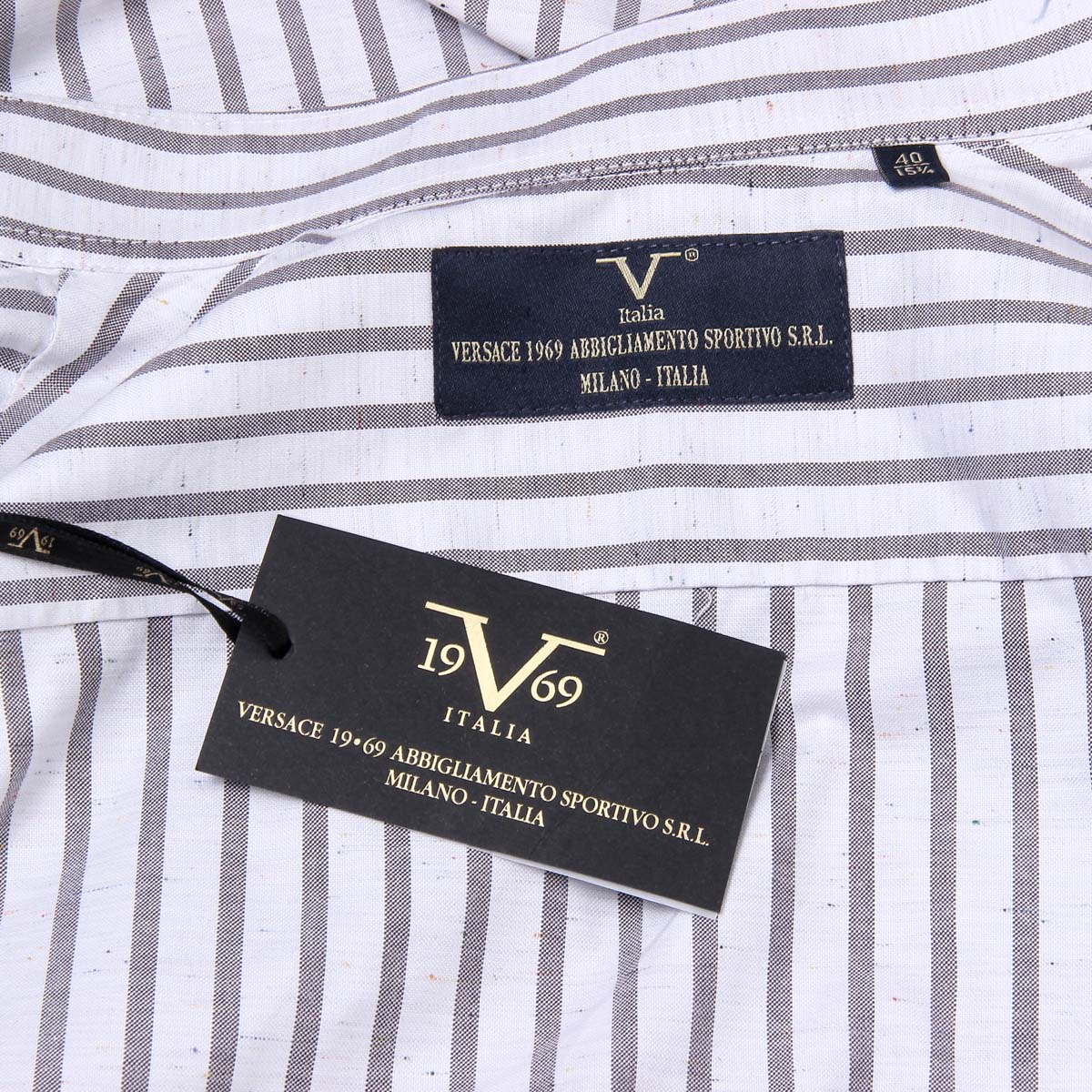 Camisa de cuello clásico para hombre V 1969 Italia 377 VAR. 515