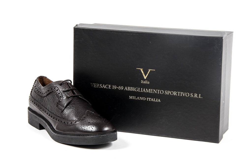 V 1969 Italia Zapato Brogue para Mujer B1670 CERVO T. MORO