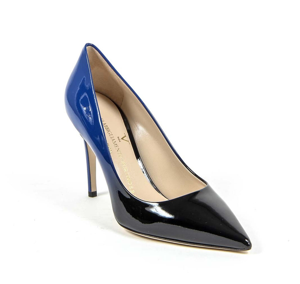 Zapatos de tacón para mujer V 1969 Italia 3104091 VERN. SFUMATO NERO-BLU