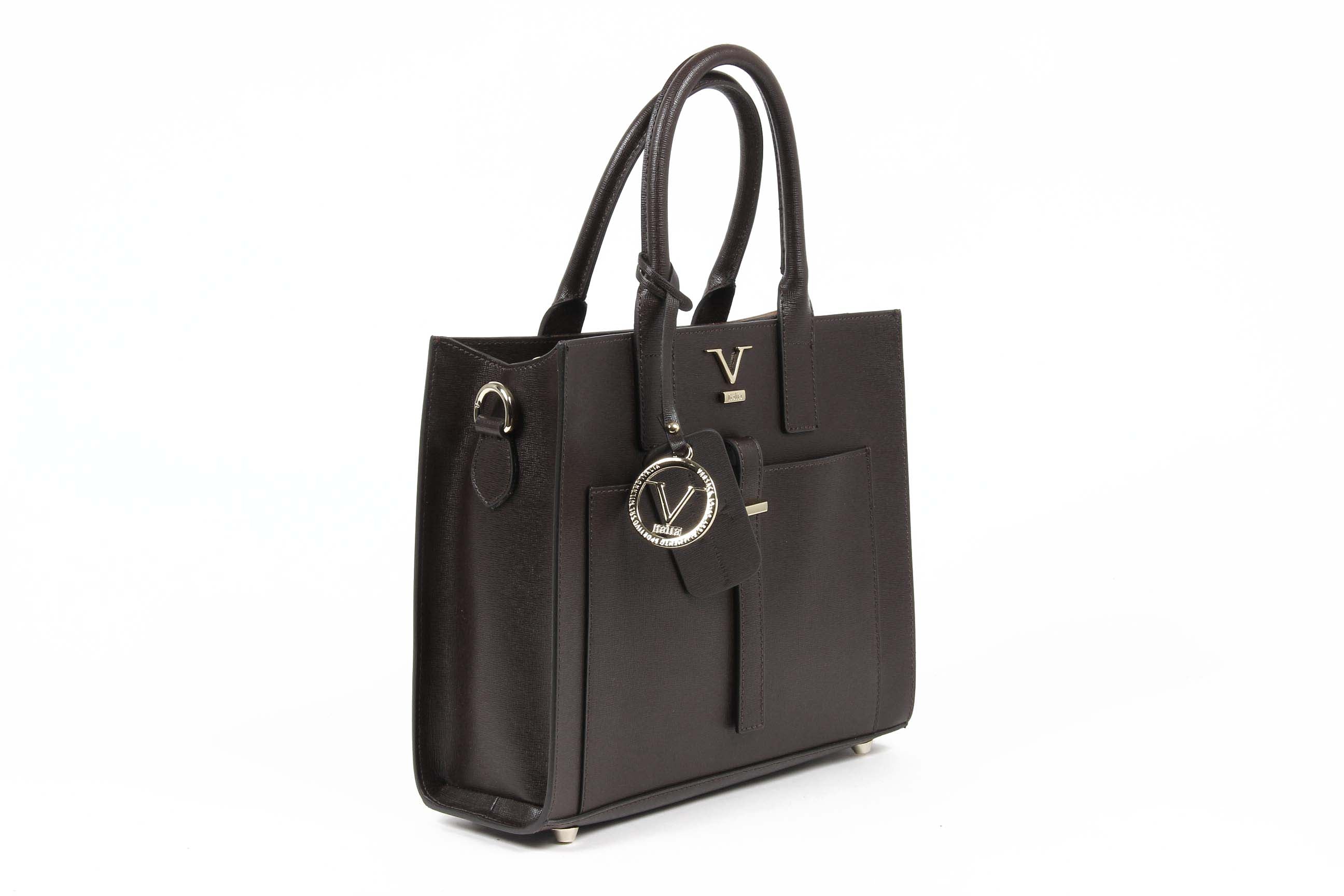 Bolso de mano para mujer V 1969 Italia V006 SAFFIANO T. MORO
