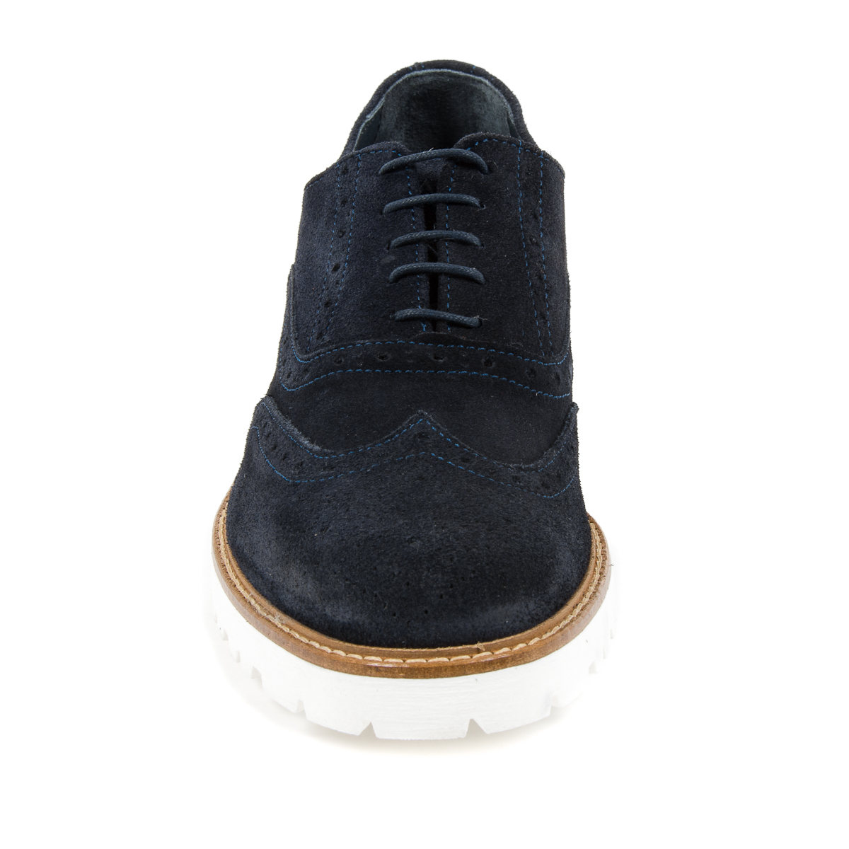 Andrew Charles - Zapatos brogue para hombre, color azul LUIS