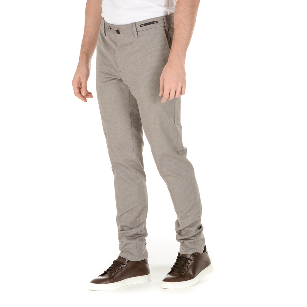 PT01 Pantalones de hombre color topo BUSINESS
