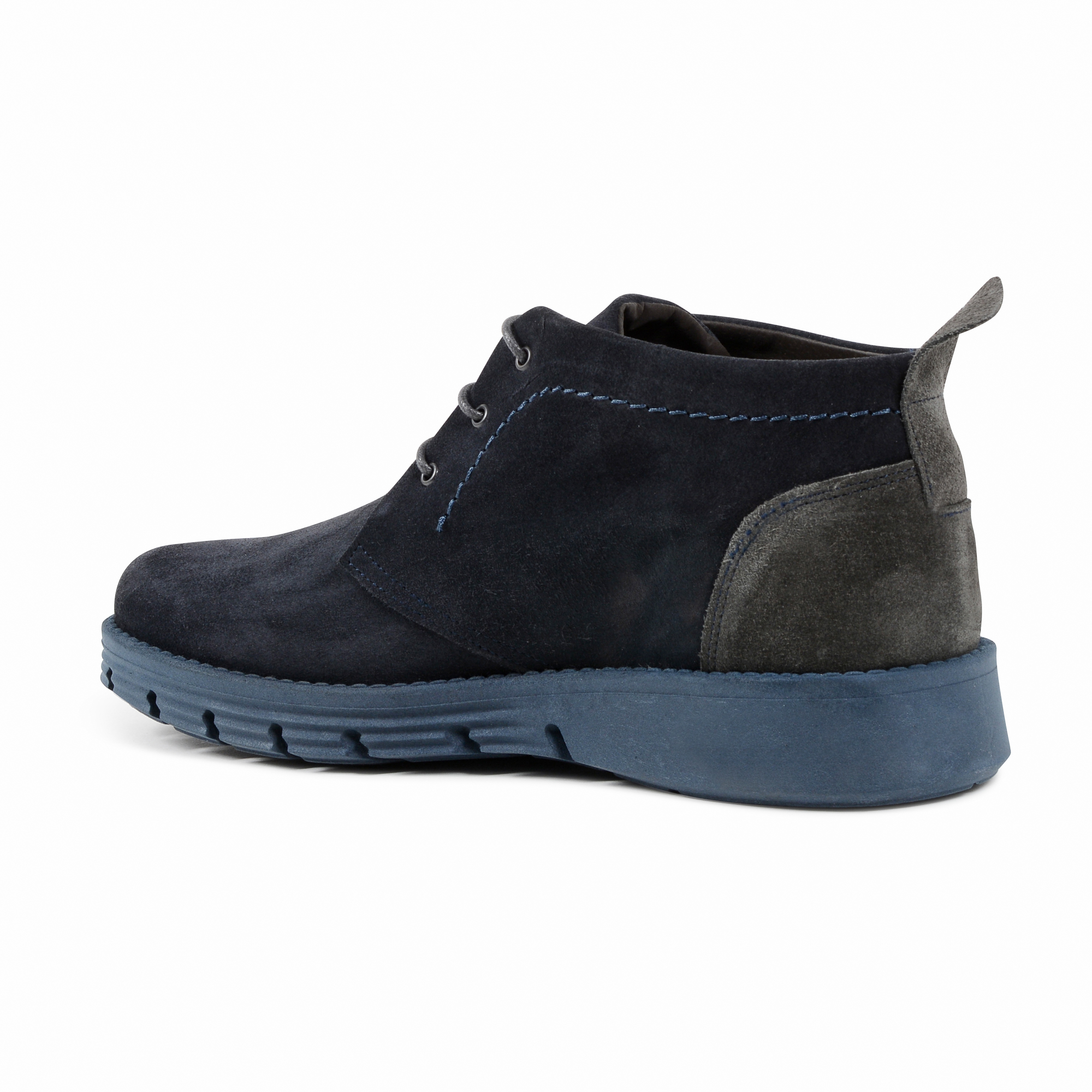 19V69 Italia Botín Hombre Azul Gris 930 CAMOSCIO BLUE GRIGIO