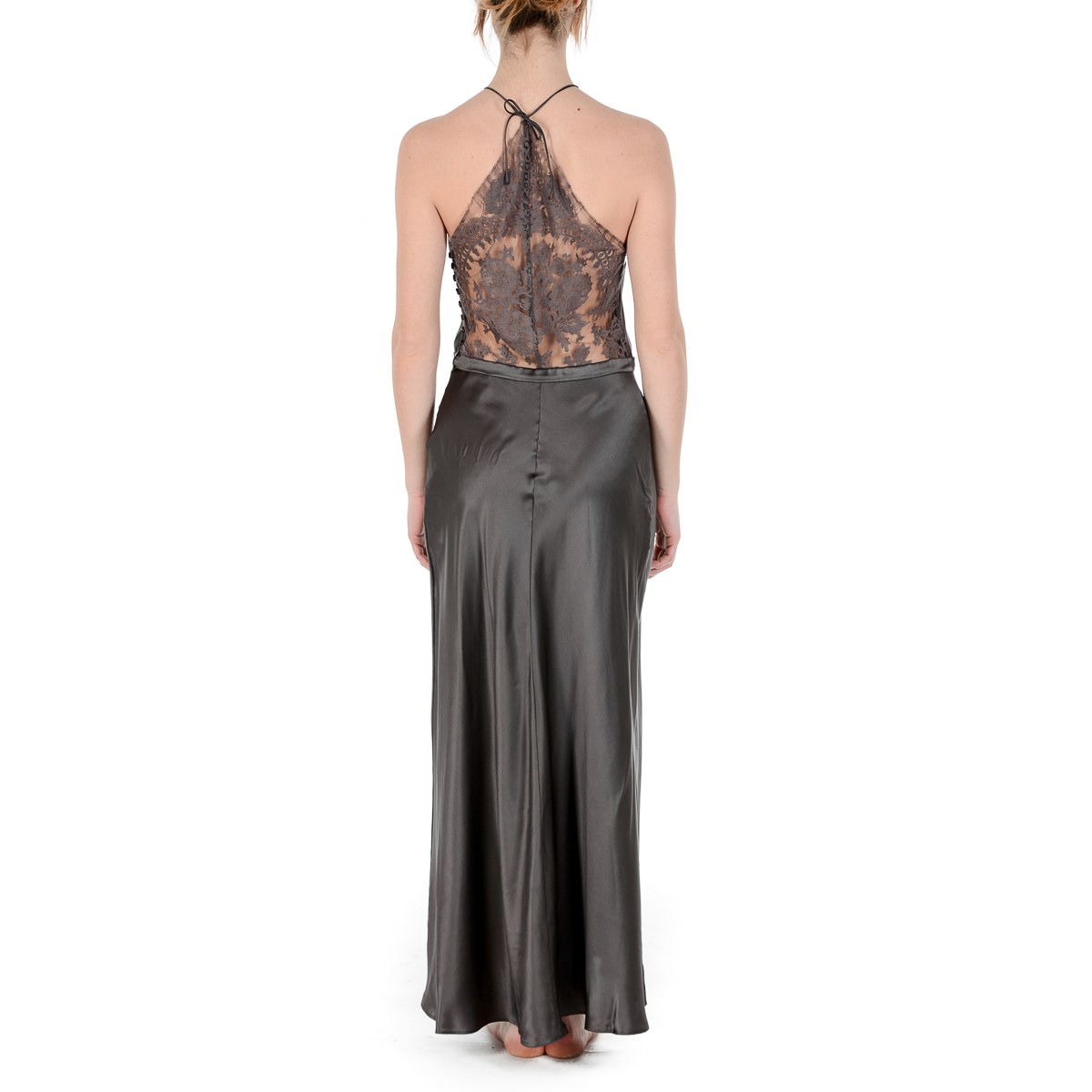 La Perla Top Womens Night Gown Dark Grey