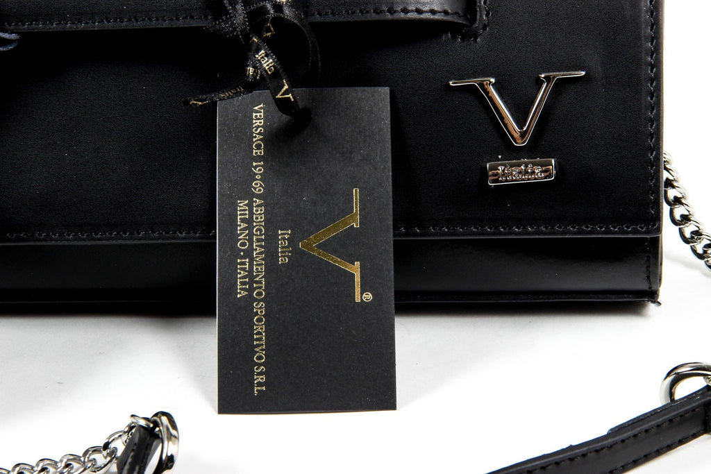 Bolso de mano para mujer V 1969 Italia V015-S RUGA NERO