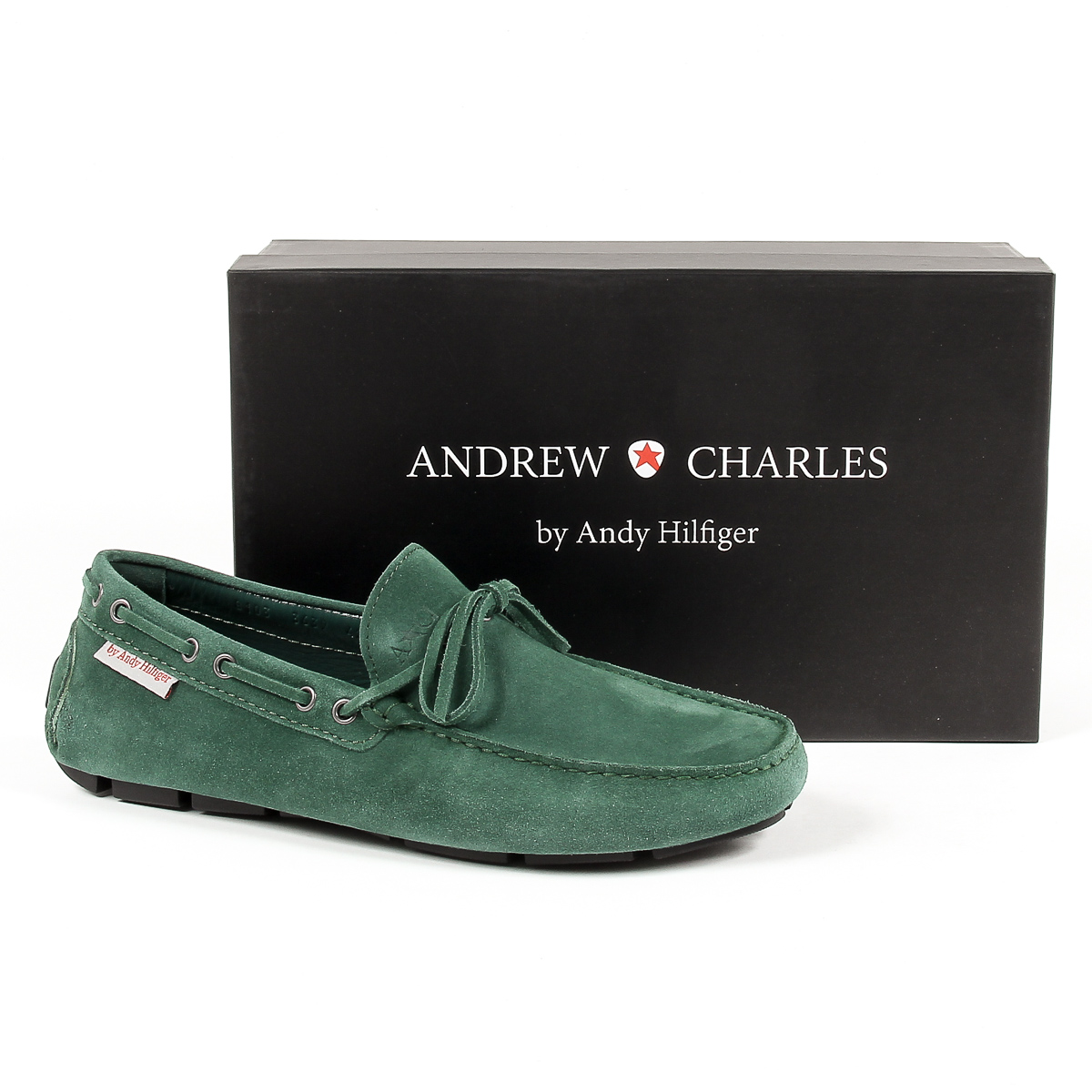 Mocasín Andrew Charles para hombre verde STEVE