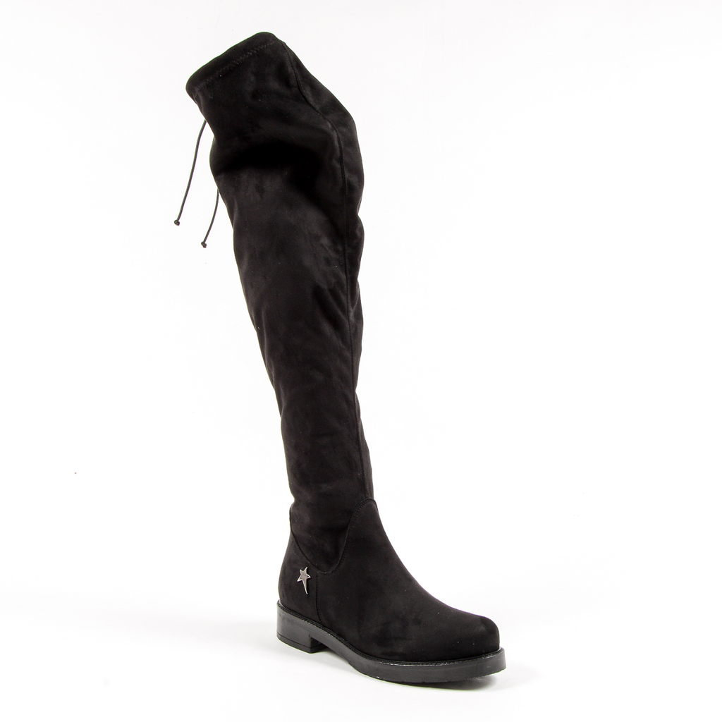 Andrew Charles Womens High Boot Black BRODY
