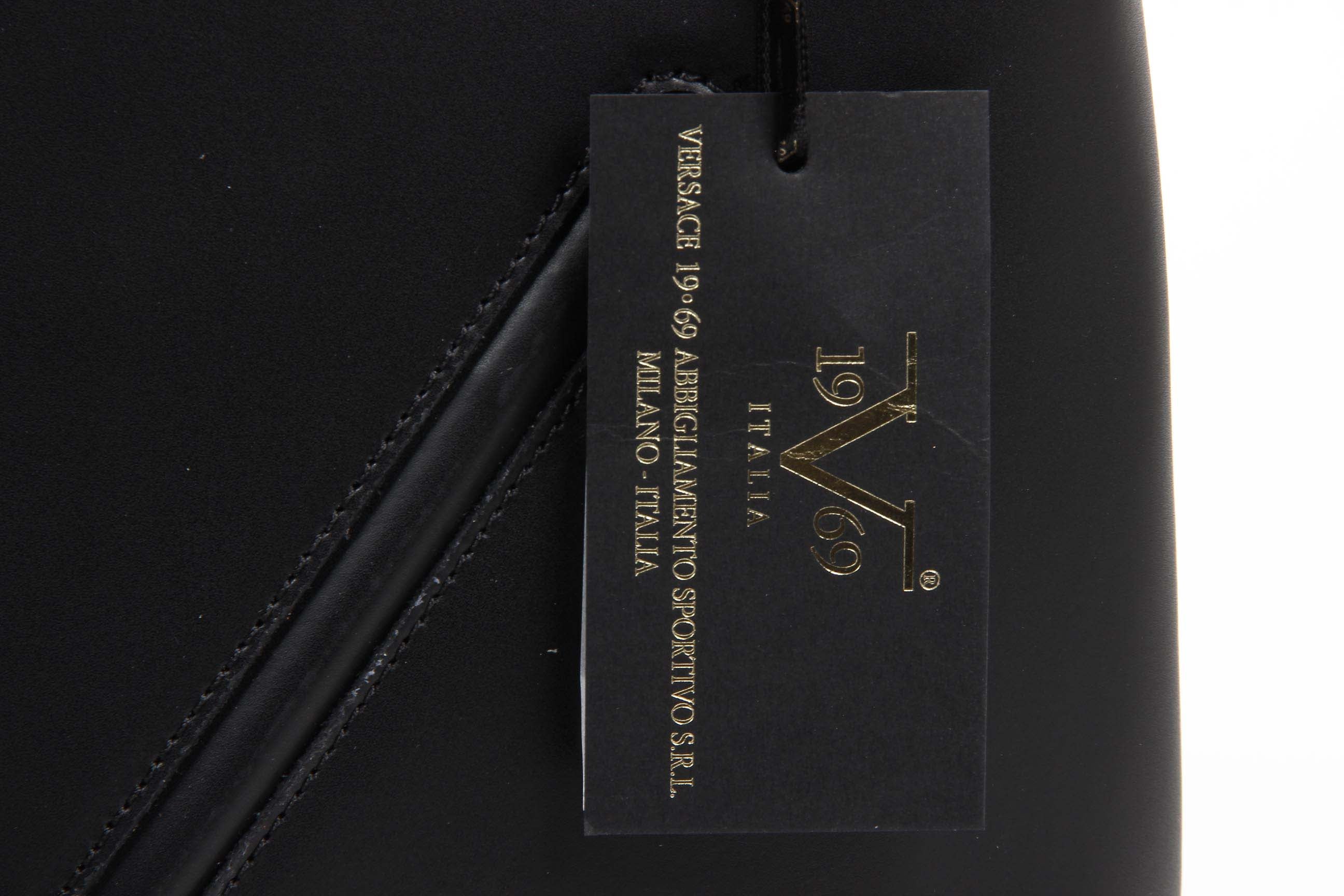 Bolso de mano para mujer V 1969 Italia V004/2 RUGA NERO