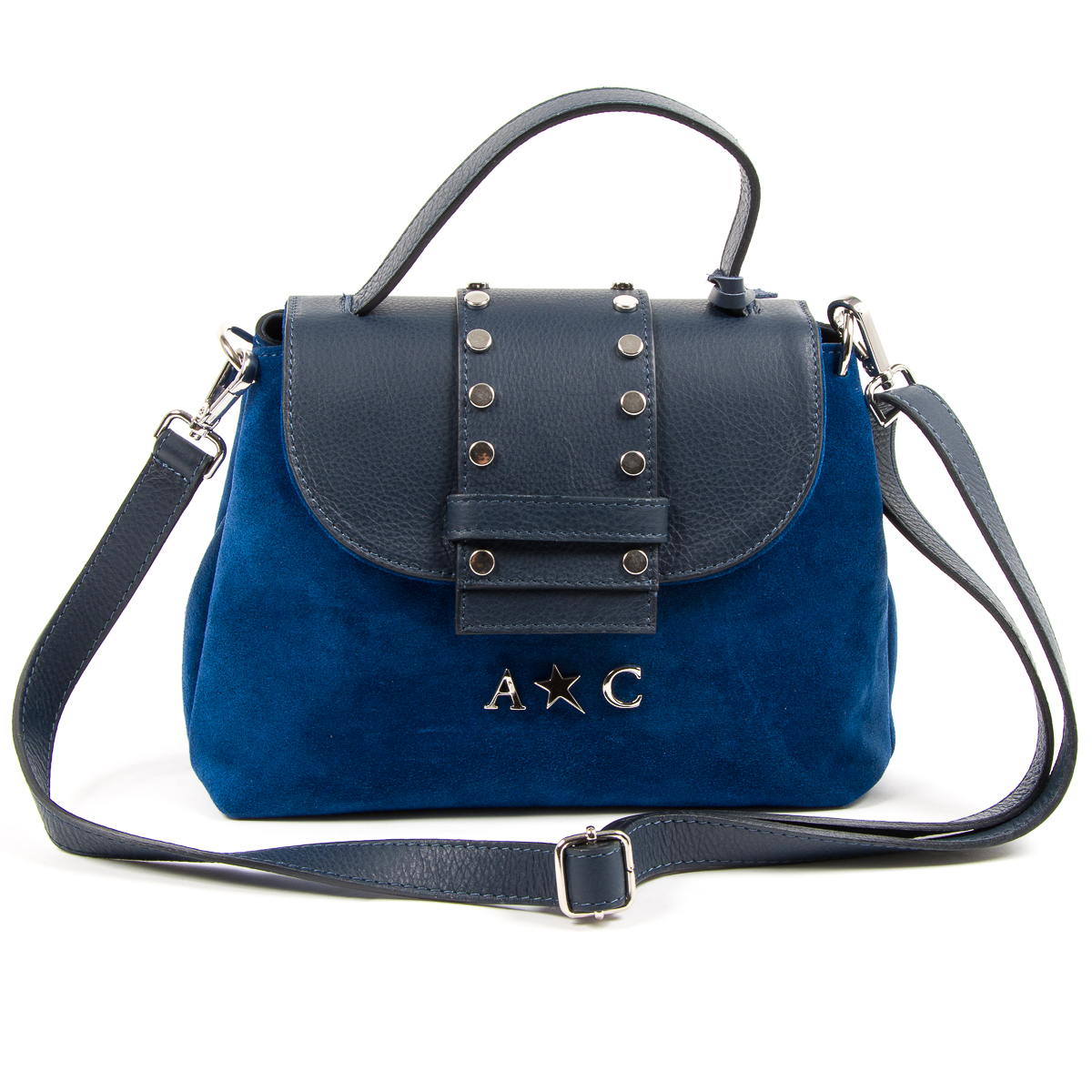 Bolso de mano para mujer Andrew Charles Azul PAMELA