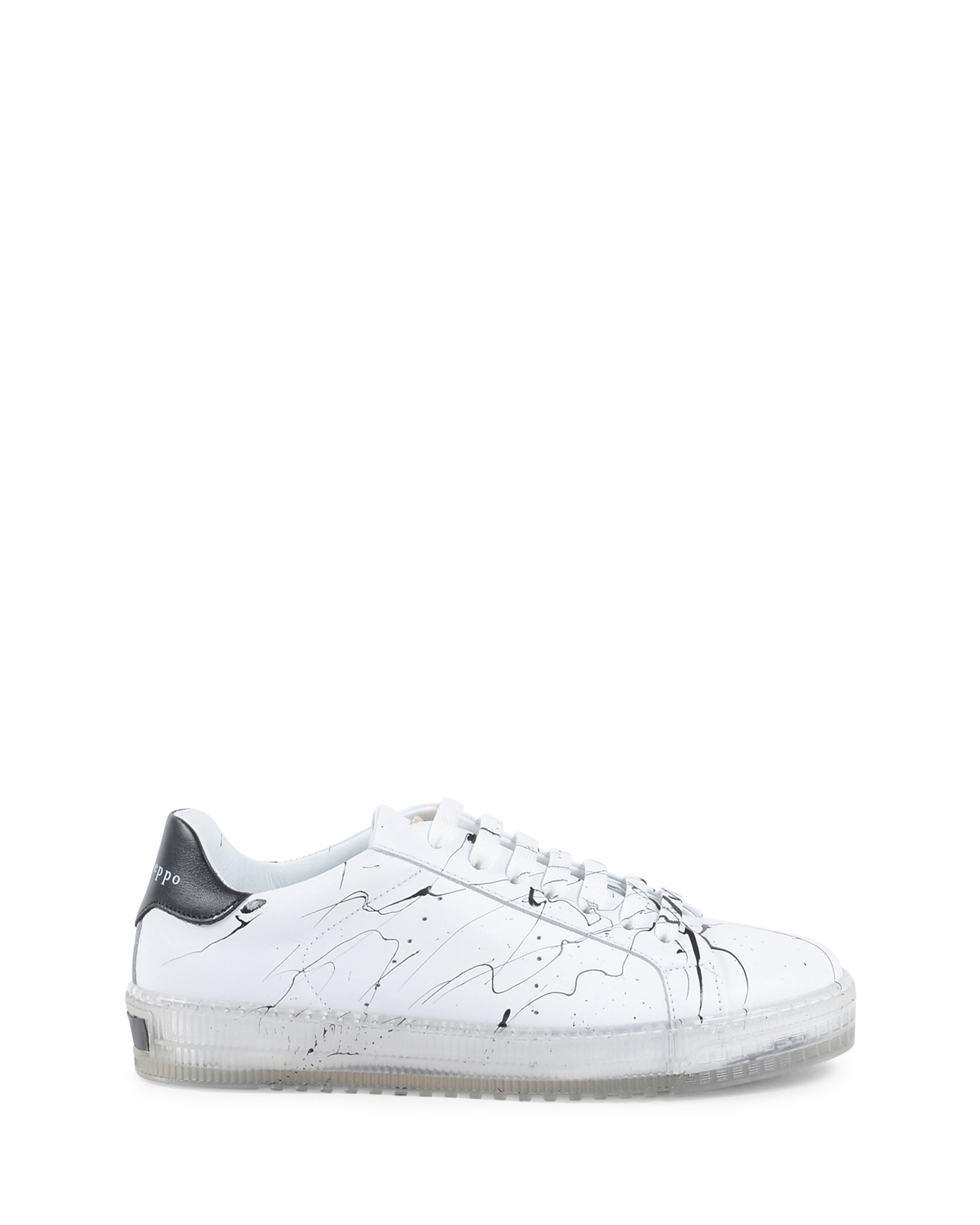 Zapatillas Splatter - Blanco y negro