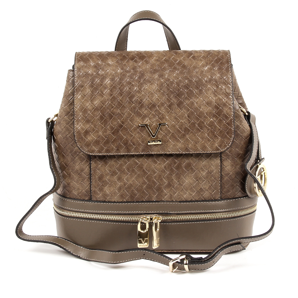 Mochila para mujer V 1969 Italia marrón STEFY
