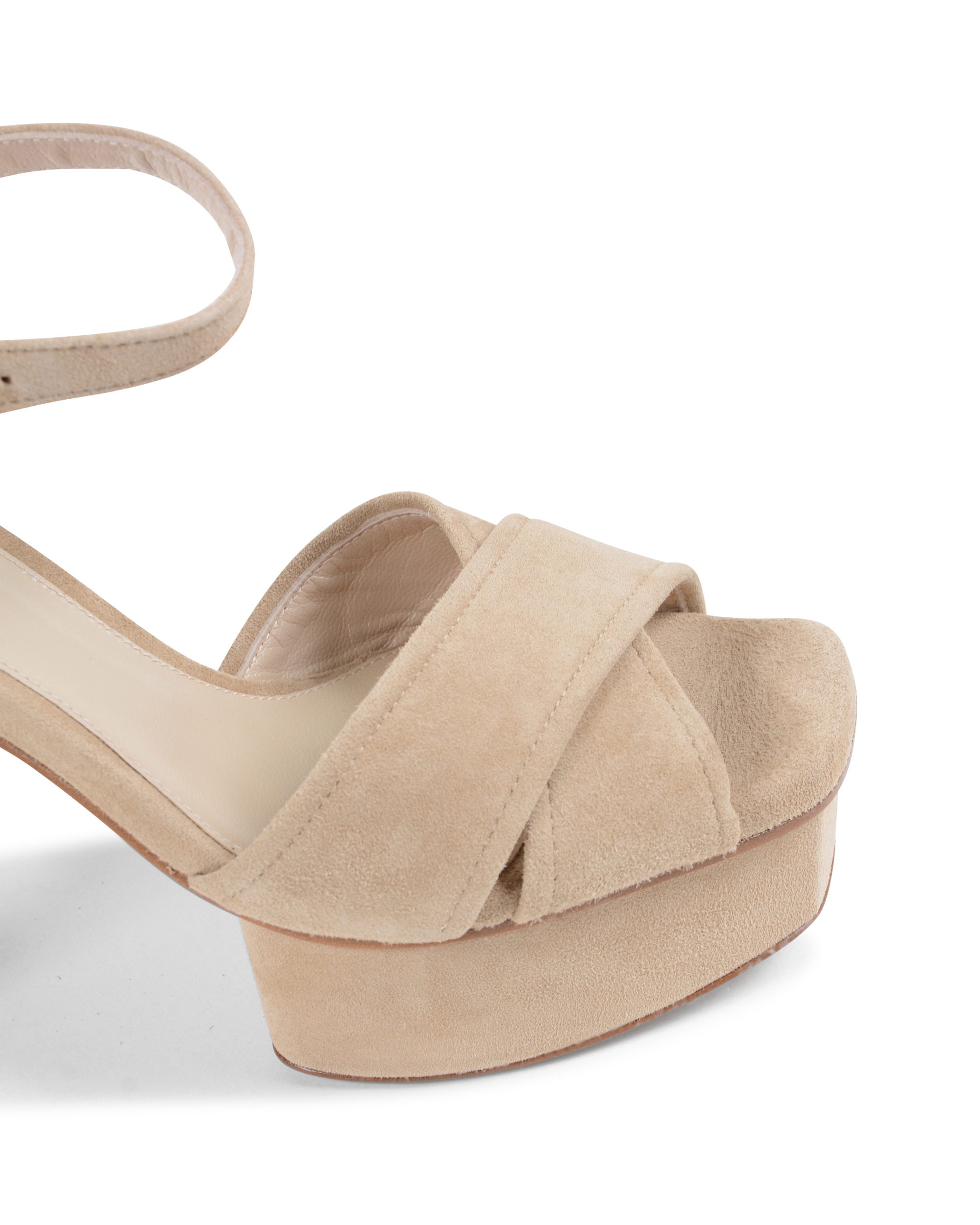 Stuart Weitzman Sandalia Beige para Mujer EXPUESTA