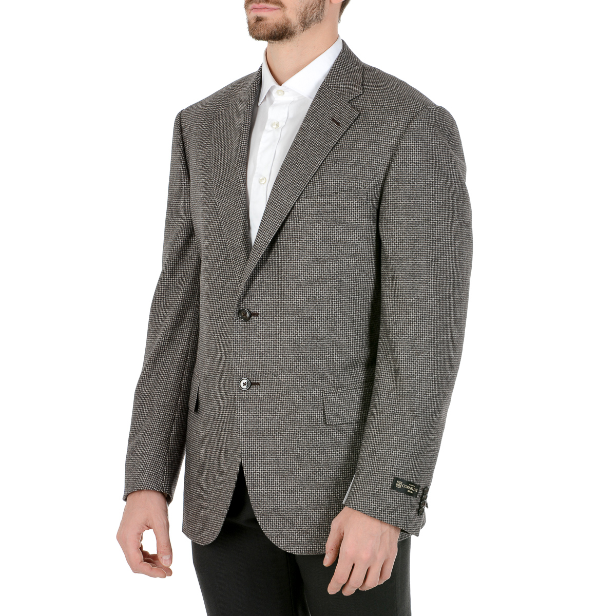Corneliani Mens Jacket Long Sleeves Grey