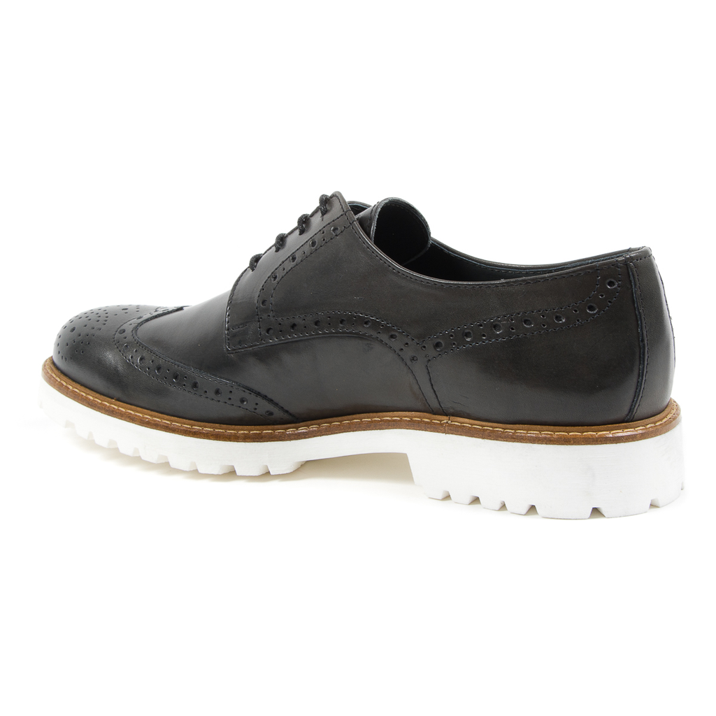 Andrew Charles - Zapatos brogue para hombre, color gris oscuro, EDWIN