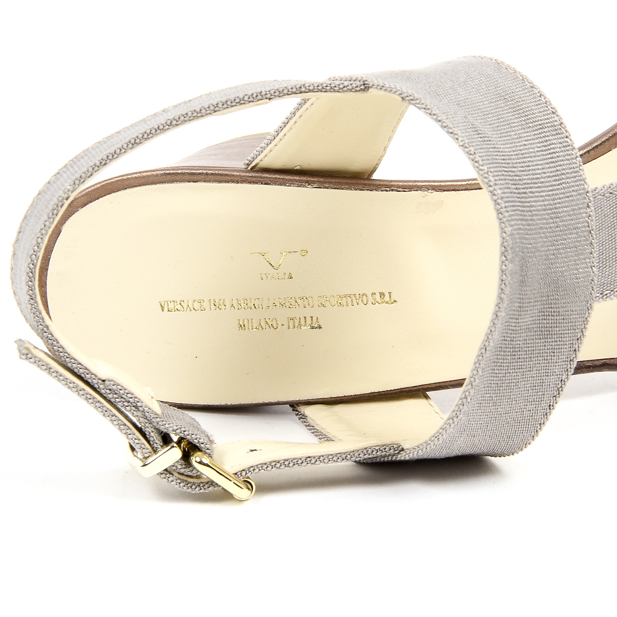 Sandalia V 1969 Italia para mujer gris PERLA