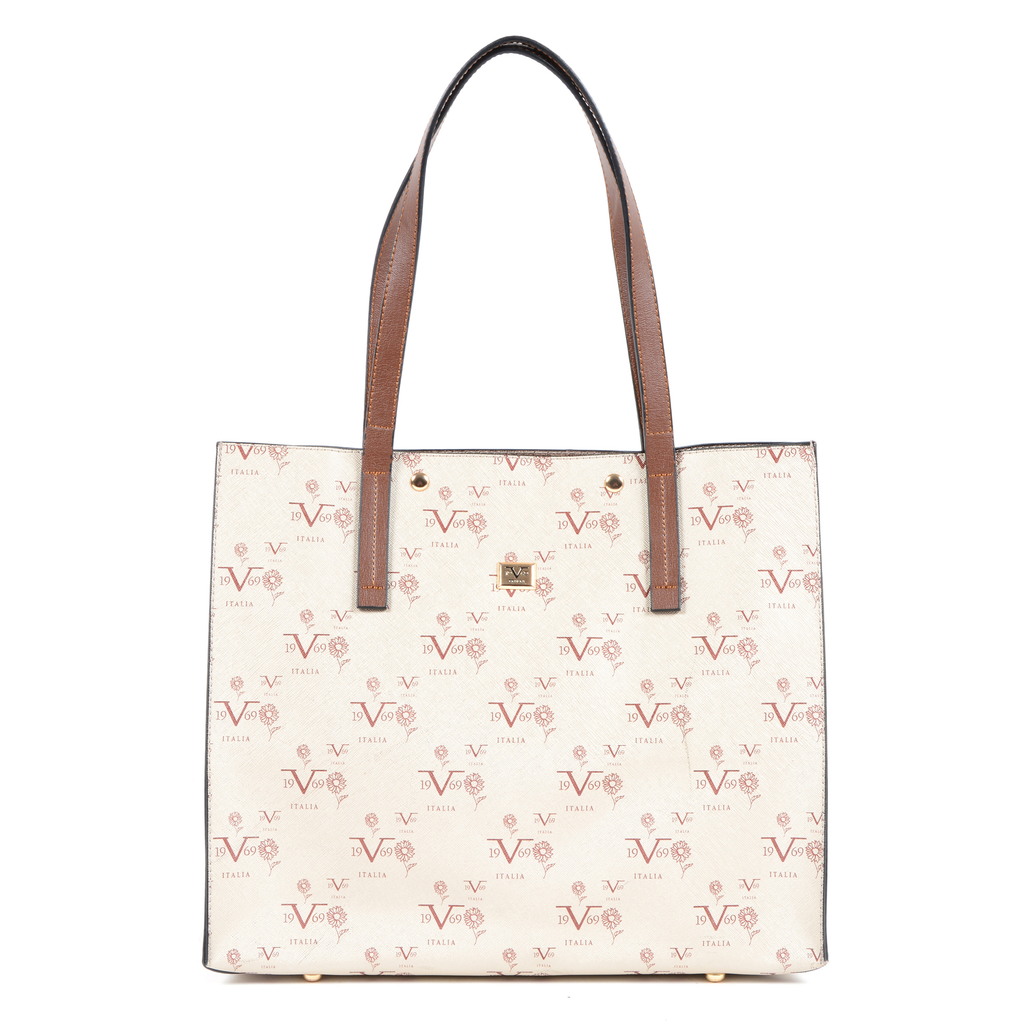 V 1969 Italia Womens Handbag Beige LUBIANA