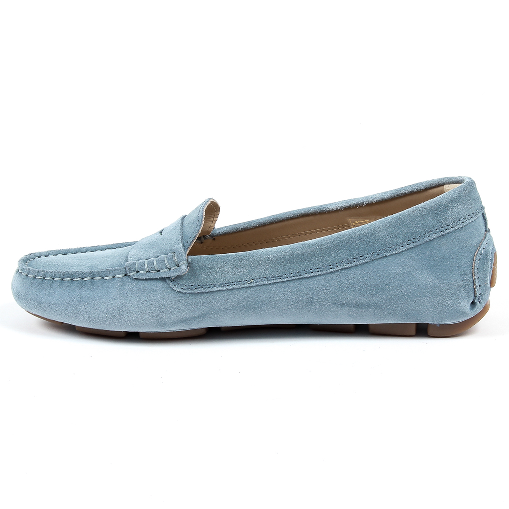 Andrew Charles Mocasín para mujer Azul Claro MAX