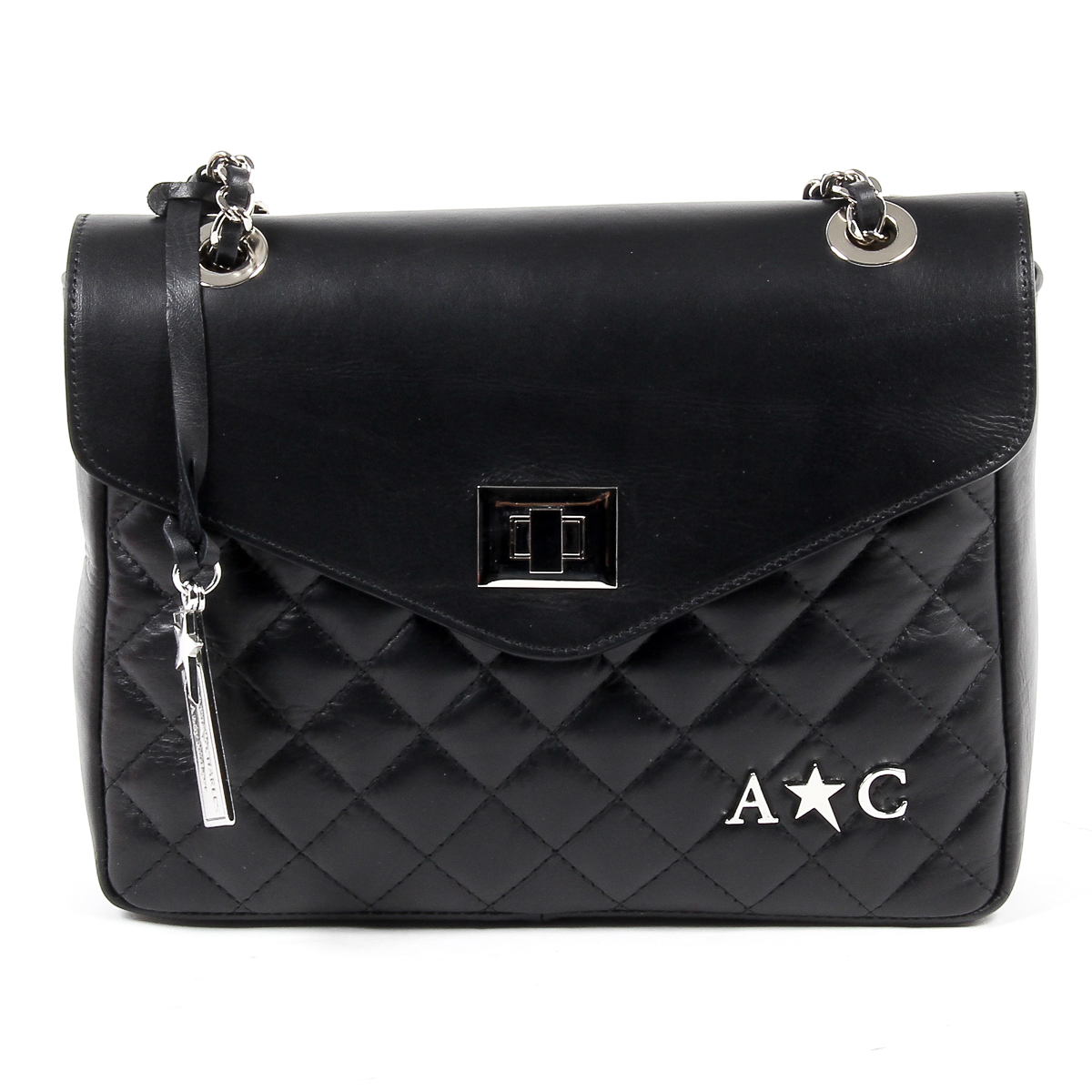 Andrew Charles Womens Handbag Black AZALEA