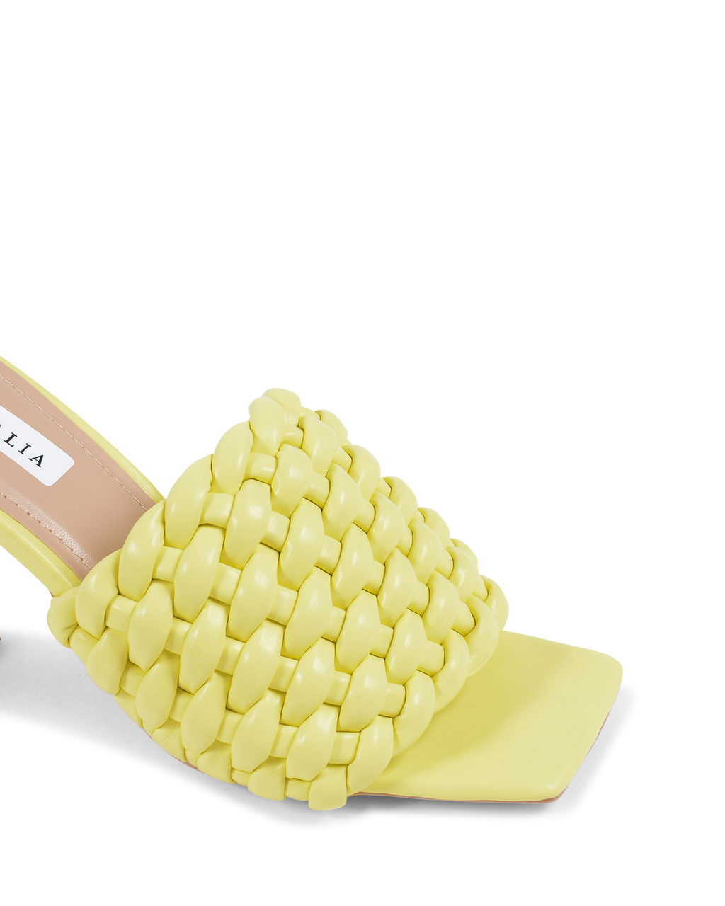 19V69 Italia Womens Mule Sandal Yellow V8185 YELLOW