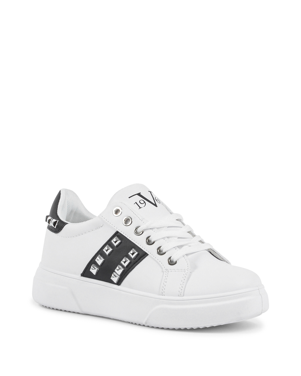 19V69 Italia Zapatillas de mujer V806 BIANCO NERO
