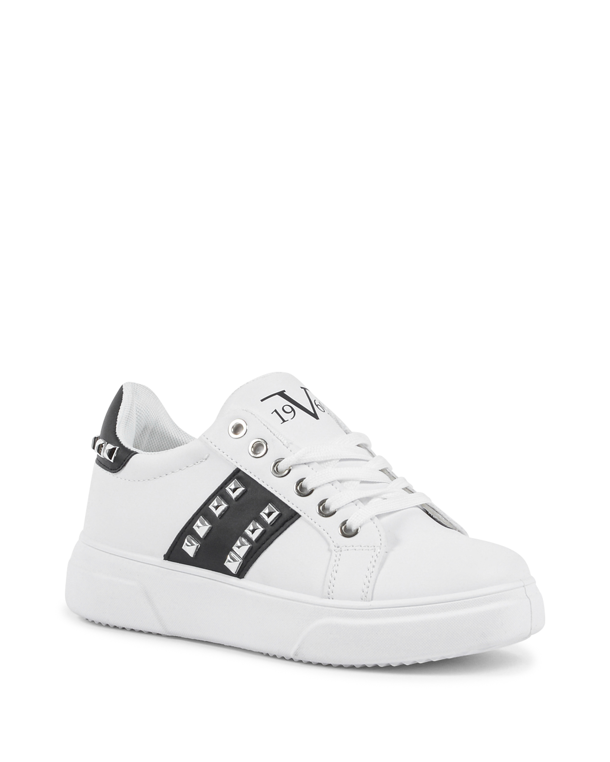 19V69 Italia Zapatillas de mujer V806 BIANCO NERO