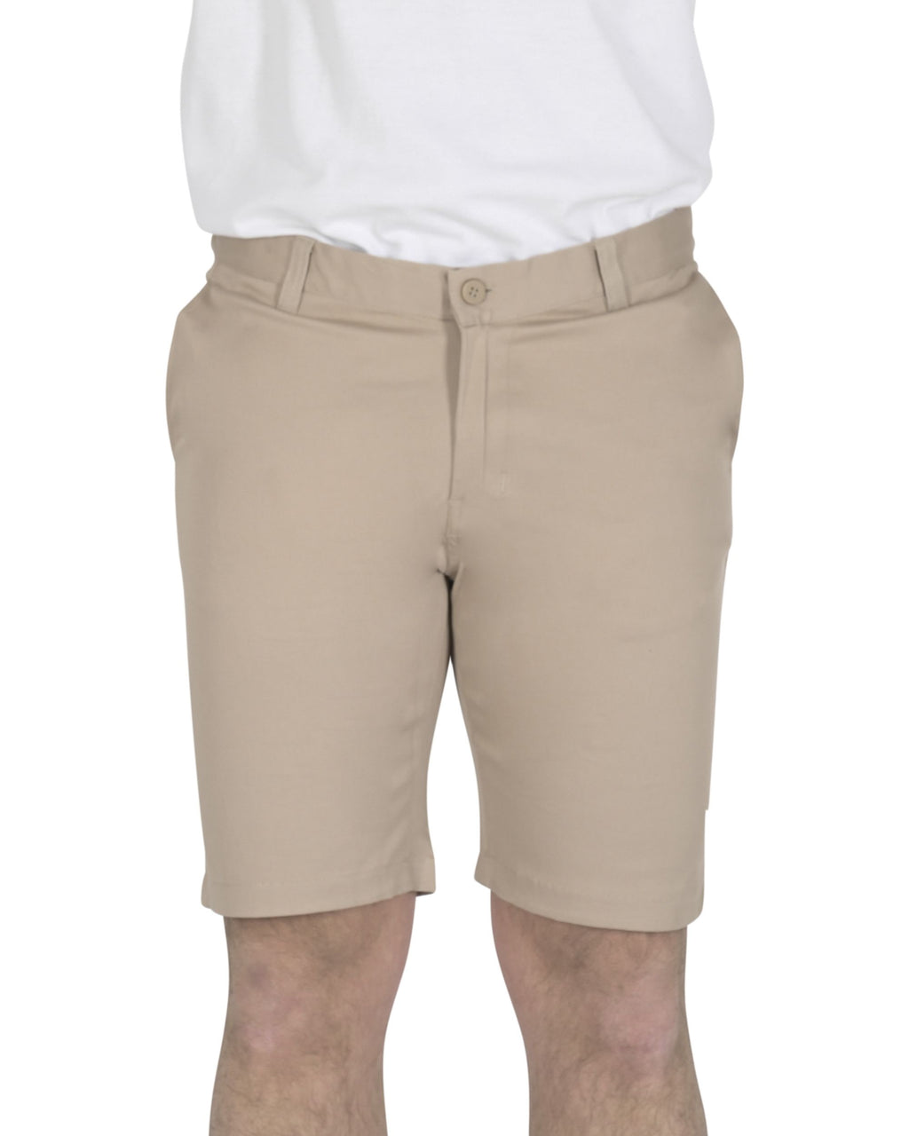 Bermudas italianas 19V69 para hombre, color beige bergamo